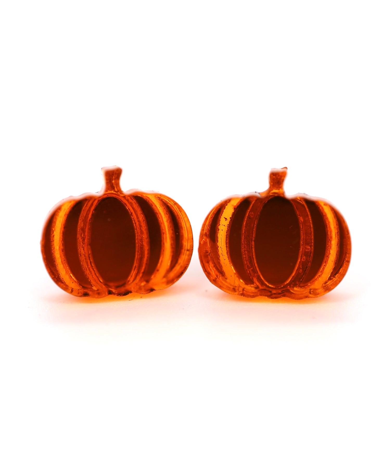 Pumpkin Stud Earrings