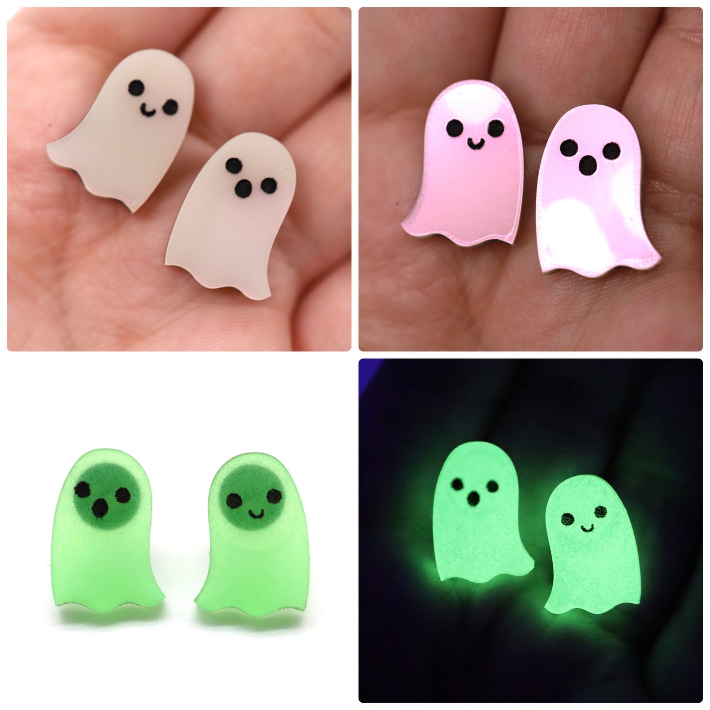 Cute Ghost Stud Earrings