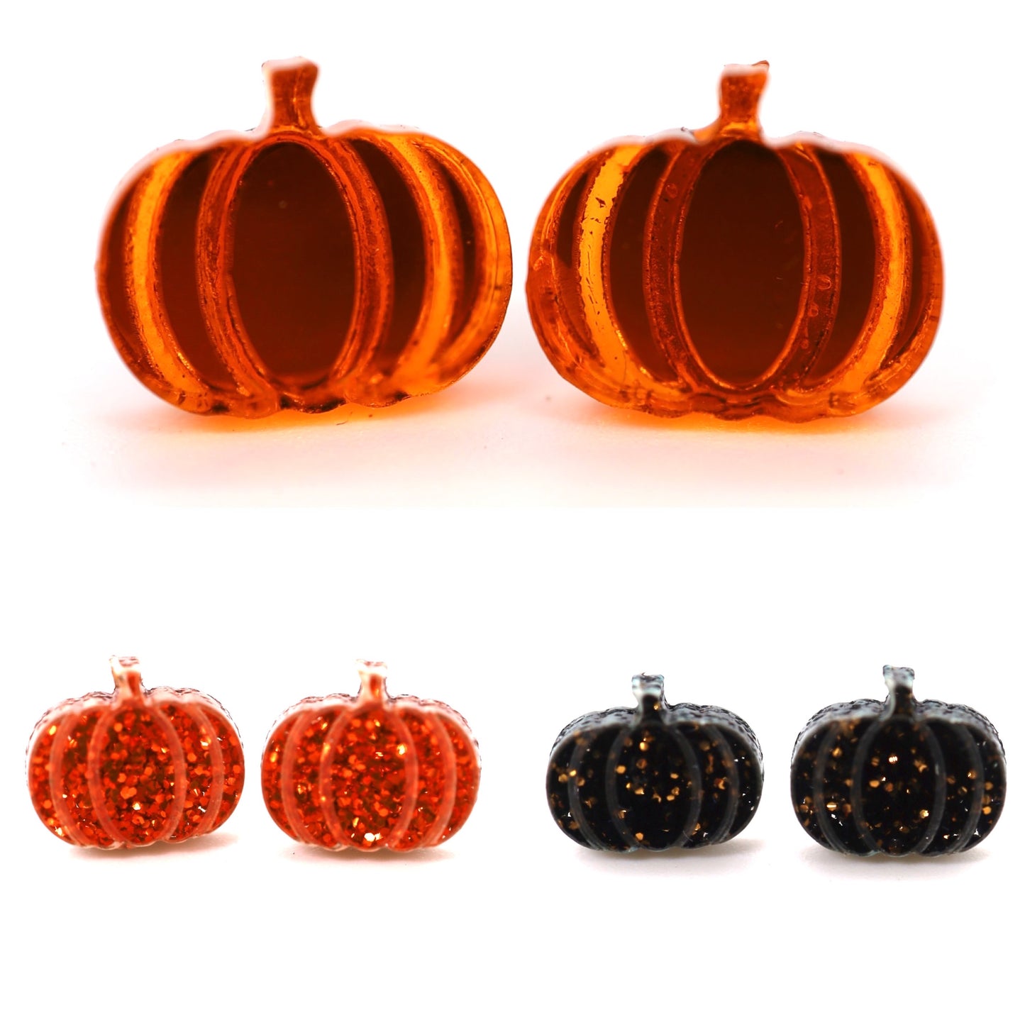 Pumpkin Stud Earrings