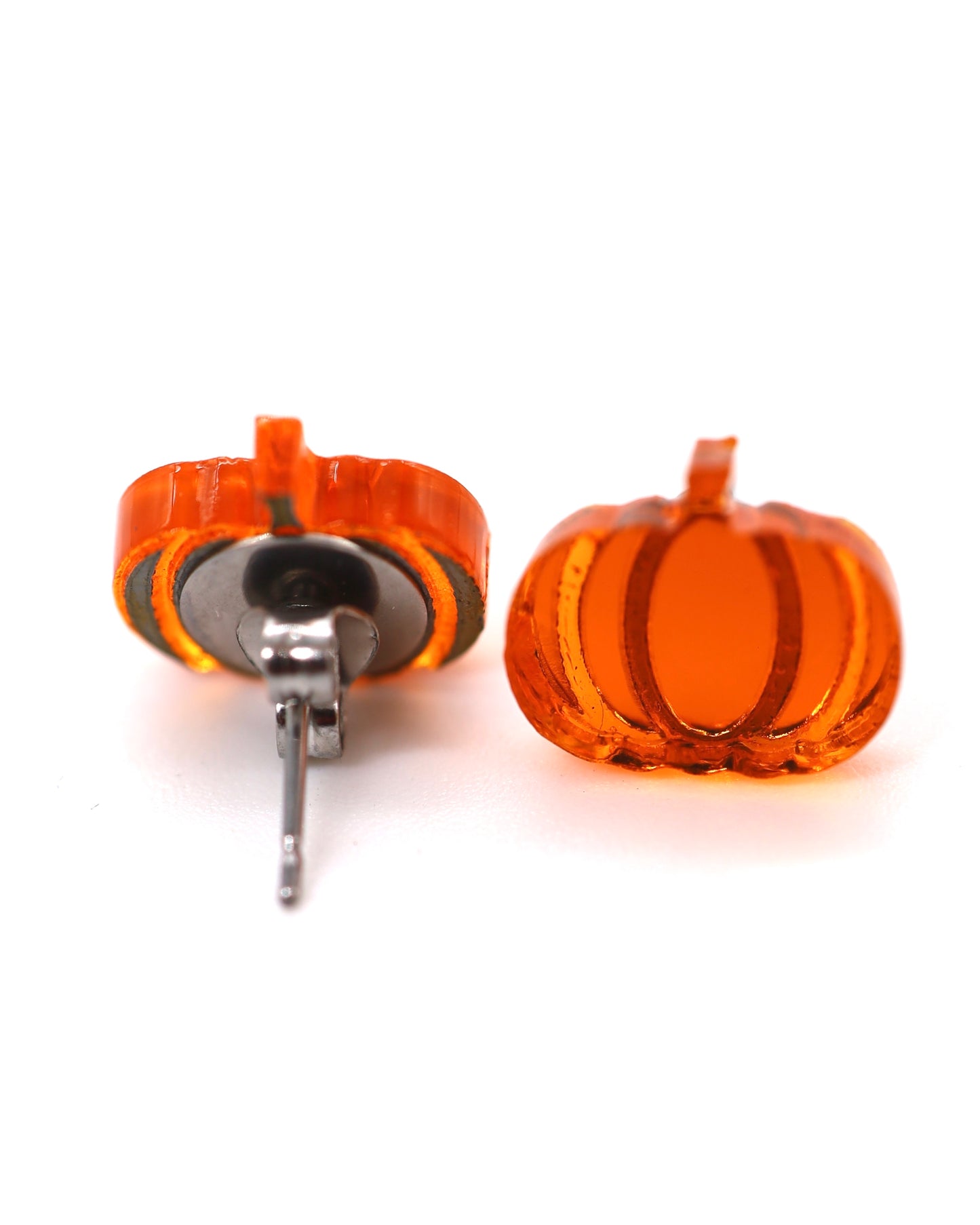 Pumpkin Stud Earrings