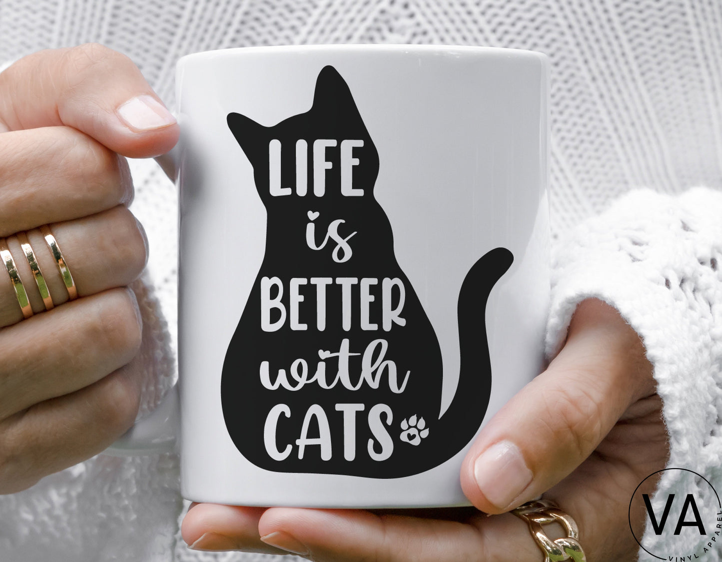 Life Is Better With Cats Mug