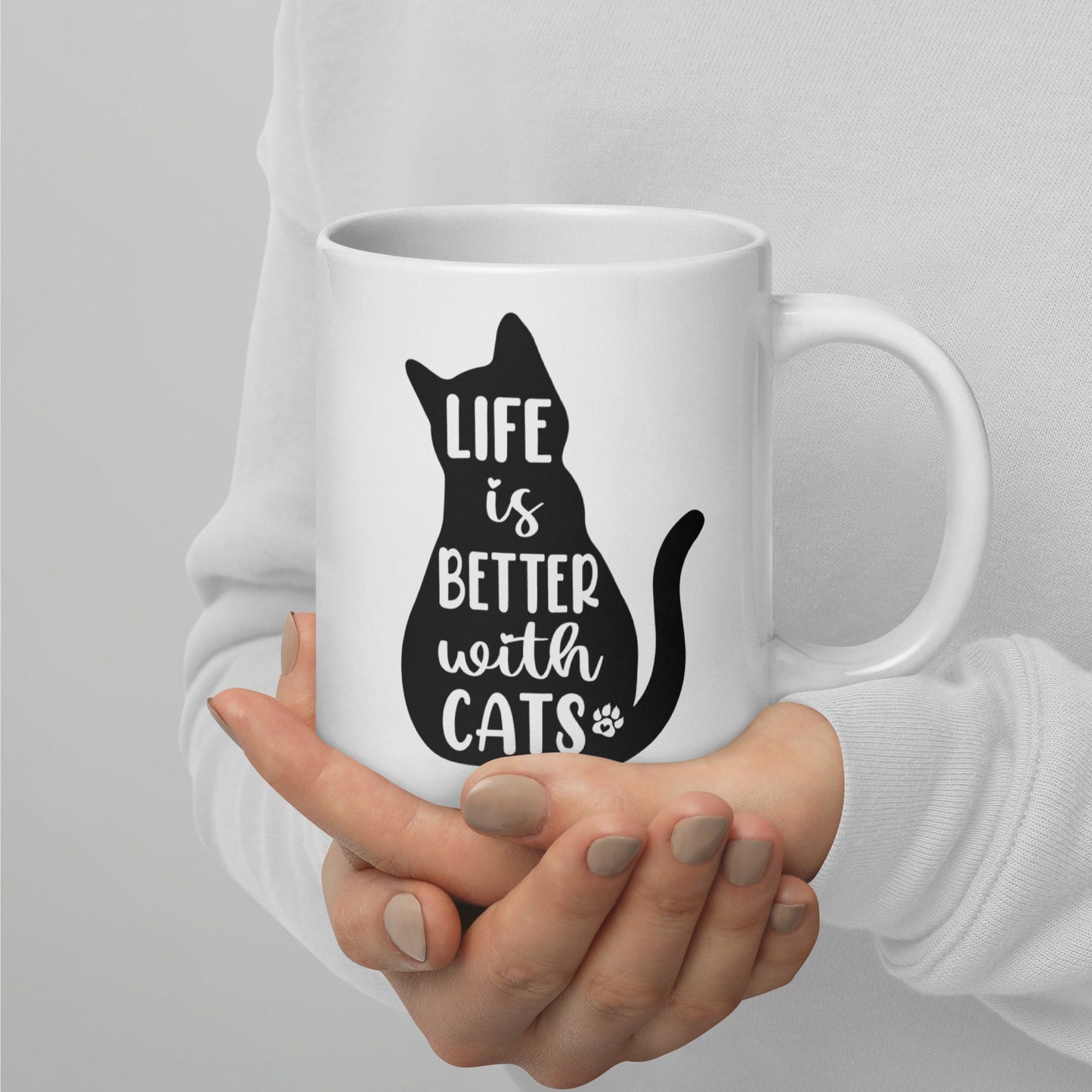 Life Is Better With Cats Mug