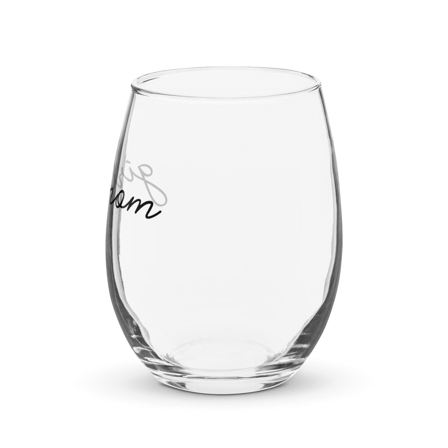 Girl Mom Stemless Wine Glass