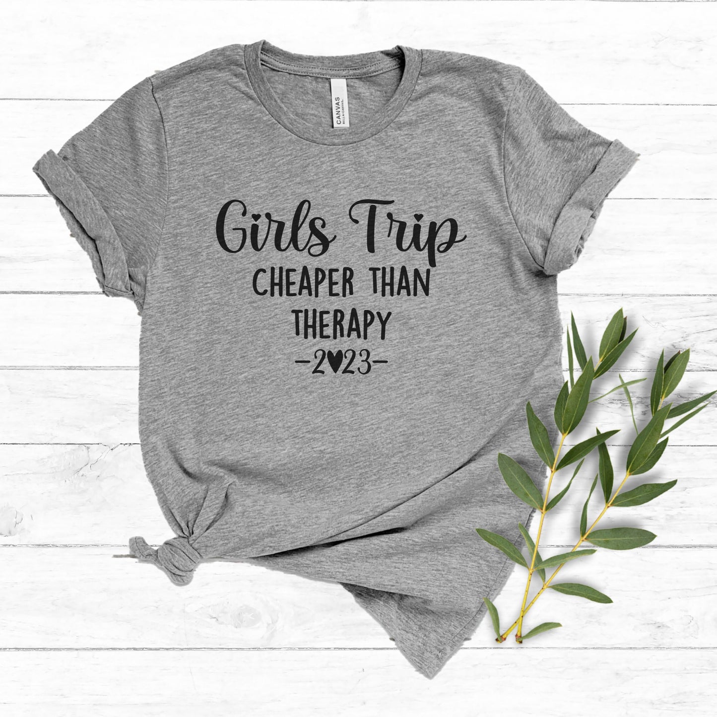 Girls Trip Cheaper Than Therapy 2023 Women's Relaxed T-Shirt