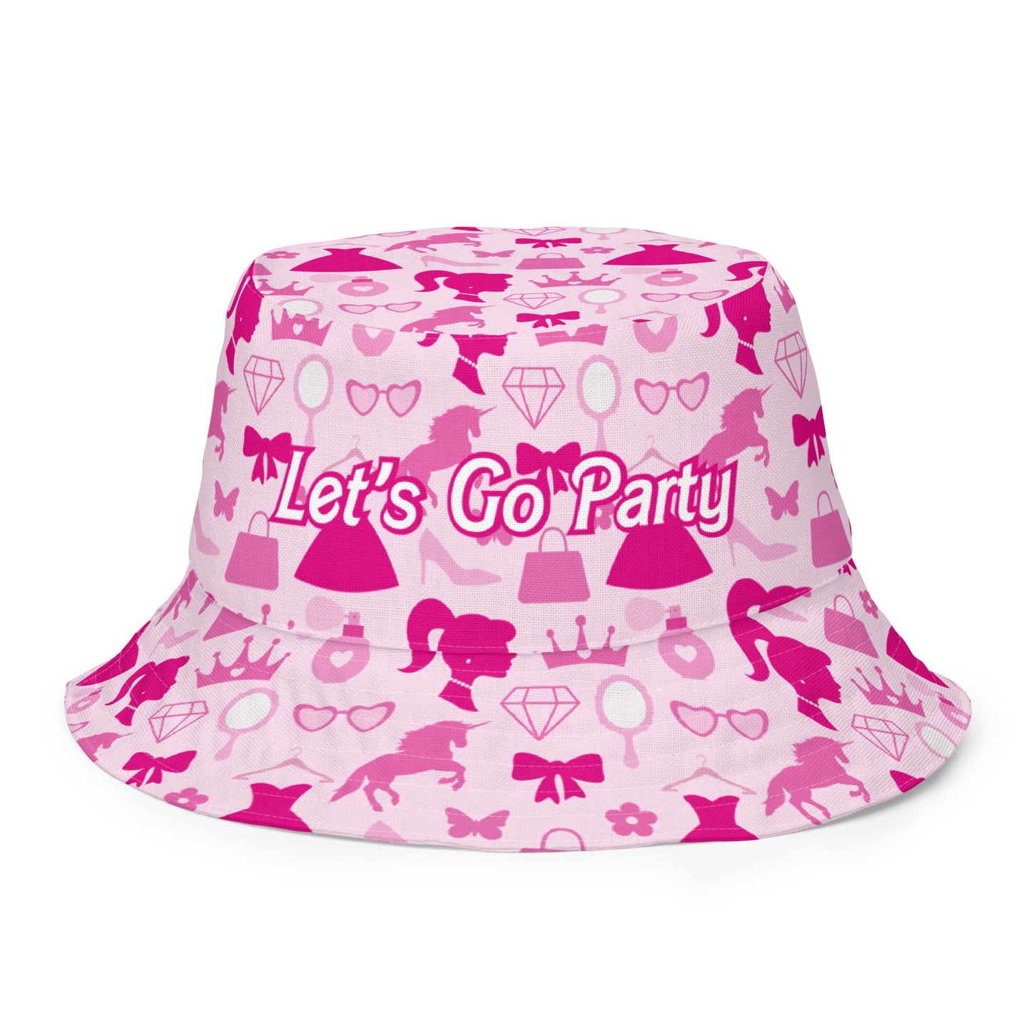 Let's Go Party Reversible Bucket Hat