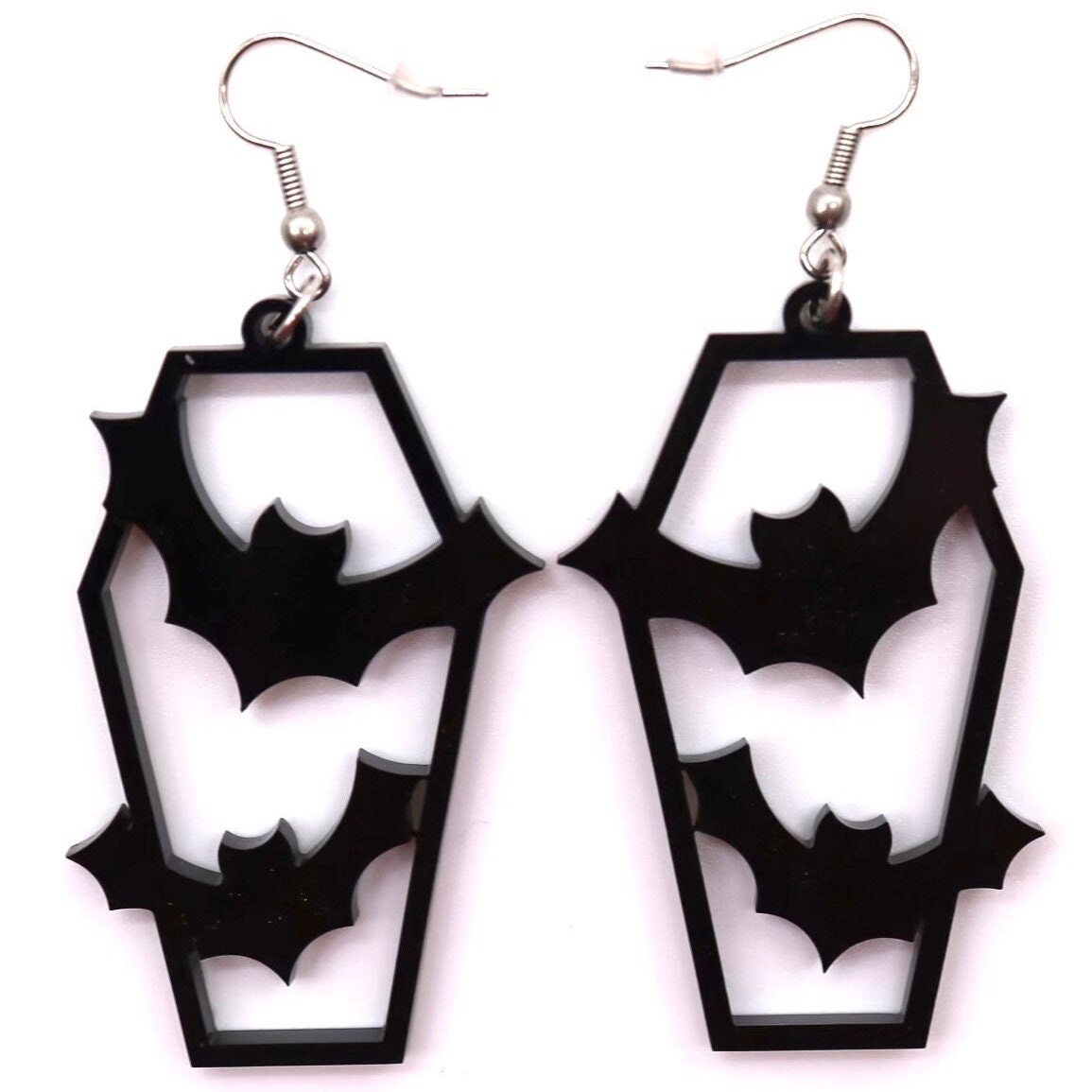 Coffin Bats Earrings