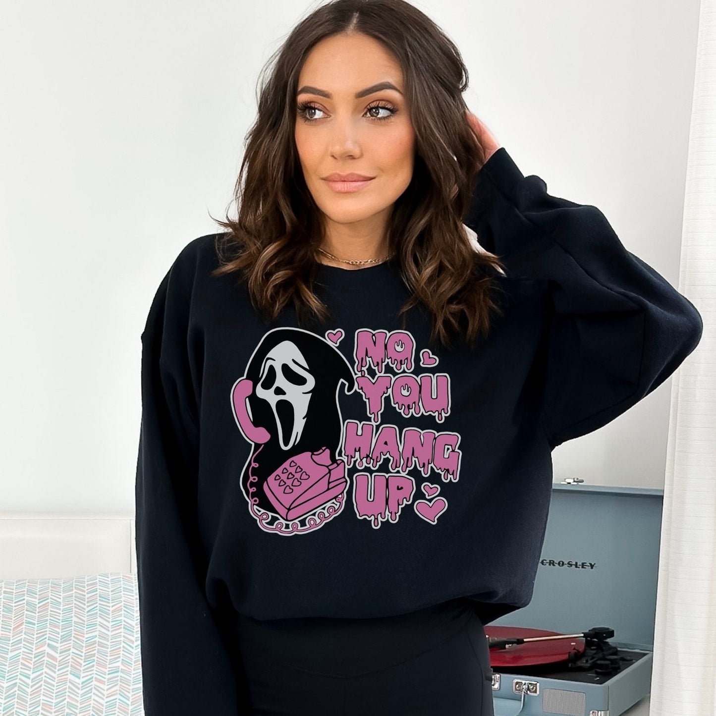 No You Hang Up Ghost Face Sweatshirt, Hoodie or T-Shirt